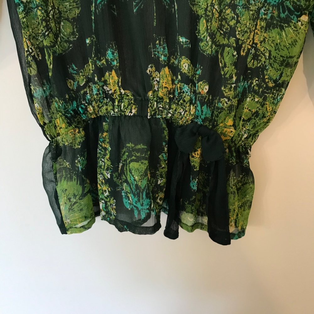 NWT Multi-color Desigual Floral Blouse - Picture 9 of 13